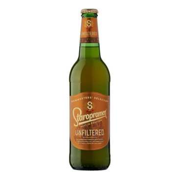Staropramen Unfiltered palackos sör 0,5l