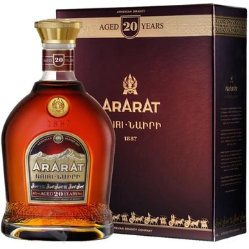 Ararat Nairi konyak 0,7l 20 éves 40%, díszdoboz