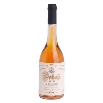 Budányi Tokaji 3 Puttonyos Aszú édes fehérbor 0,5l 2018*