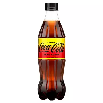 Coca-Cola Zero Lemon citrom ízesítésű szénsavas üdítőital 0,5l DRS