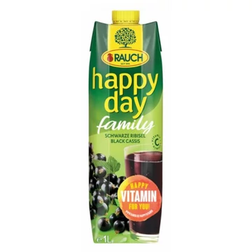 Happy Day feketeribizlilé 1l