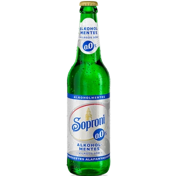 Soproni alkoholmentes palackos sör 0,5l