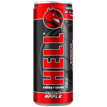 Hell Apple Strong energiaital, alma ízesítéssel 0,25l DRS