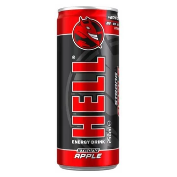 Hell Apple Strong energiaital, alma ízesítéssel 0,25l DRS