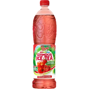 Pölöskei szamócás ice tea ízű szörp 1l DRS