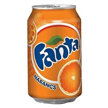 Fanta narancs ízesítésű szénsavas üdítőital 0,33l DRS