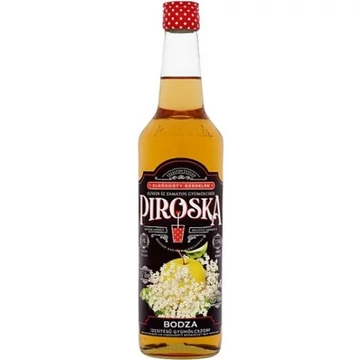 Piroska bodza szörp 0,7l cukorral és édesítőszerekkel